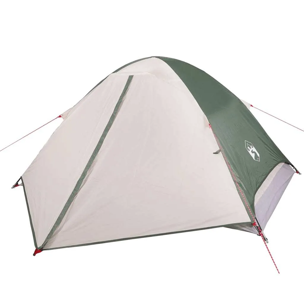 Tenda Cupola 4 Persone Verde Scuro | Protezione Totale Anti-Pioggia