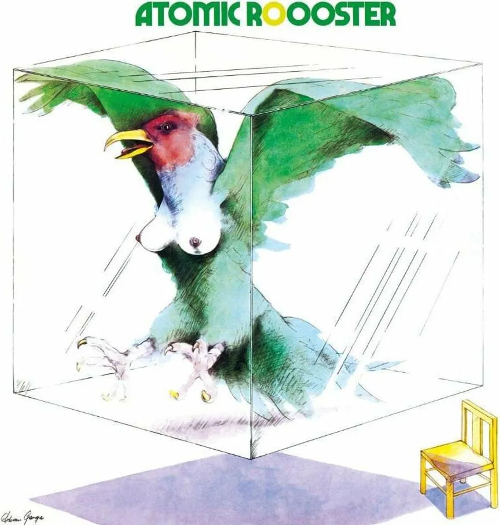 Coq atomique métal : décoration murale originale contre les murs vides