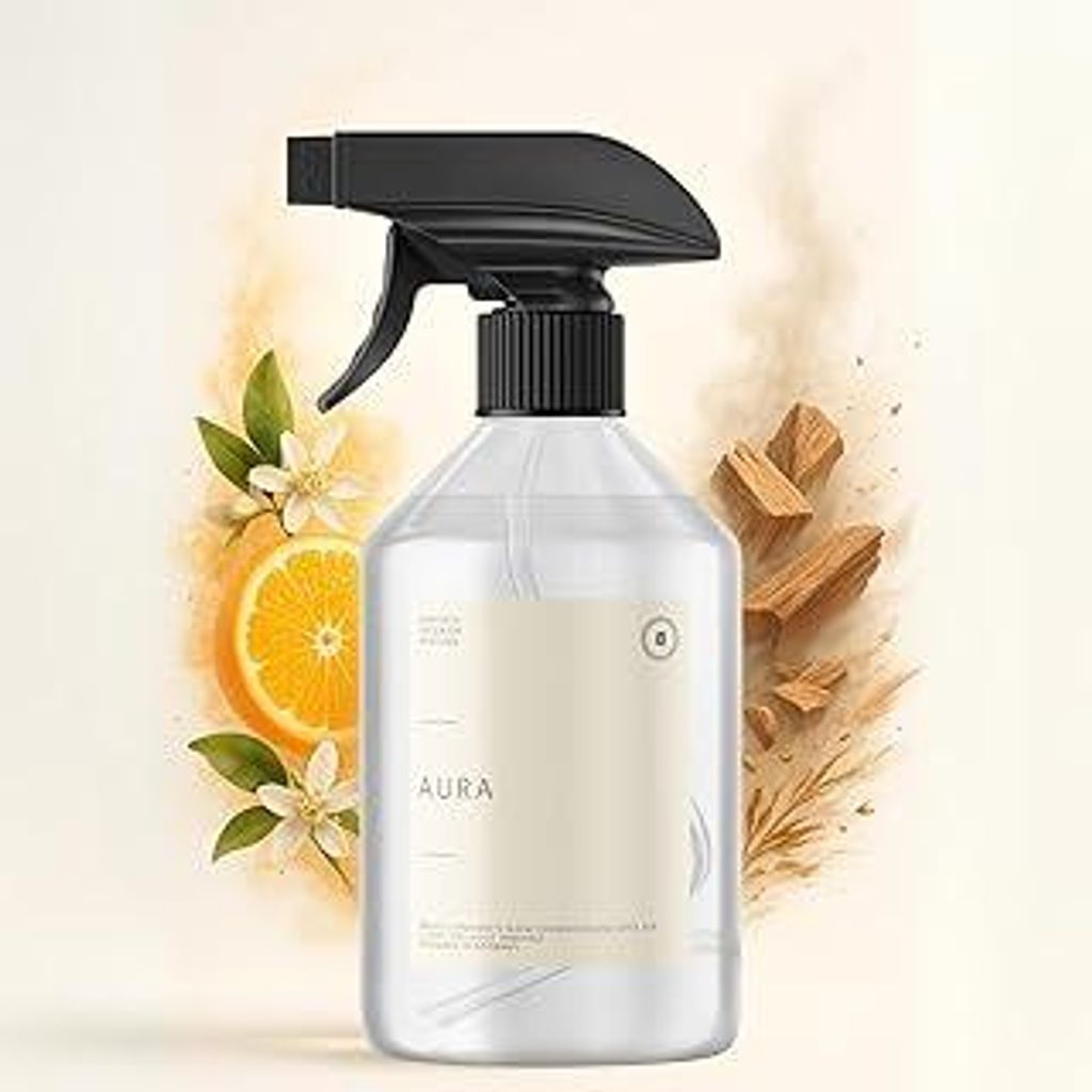 BOHORIARaumspray Lufterfrischer Spa Serie – stimulierender und frischer Raumduft für ein einzigartiges Dufterlebnis – (500ml, Aura)