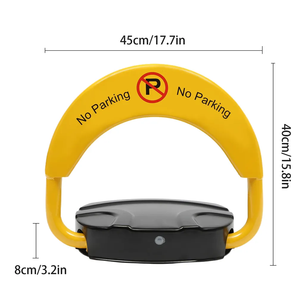 Arceau de parking automatique avec télécommande et structure en acier