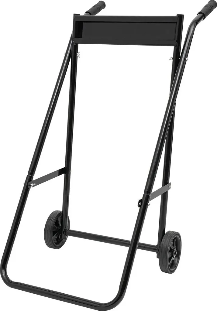 Chariot pour moteur de bateau hors-bord noir pliable manutention facile