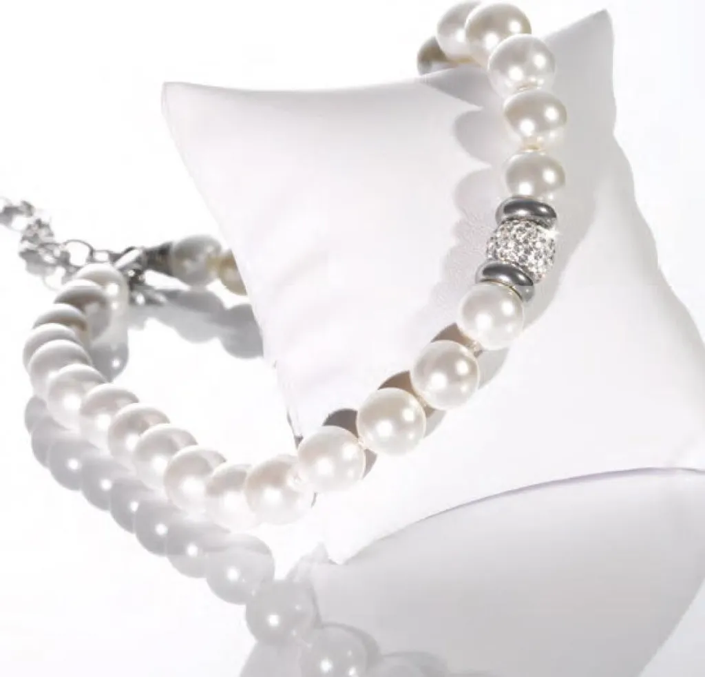 Victoria Collana di Perle Bianche Argento 925 - Eleganza Autentica