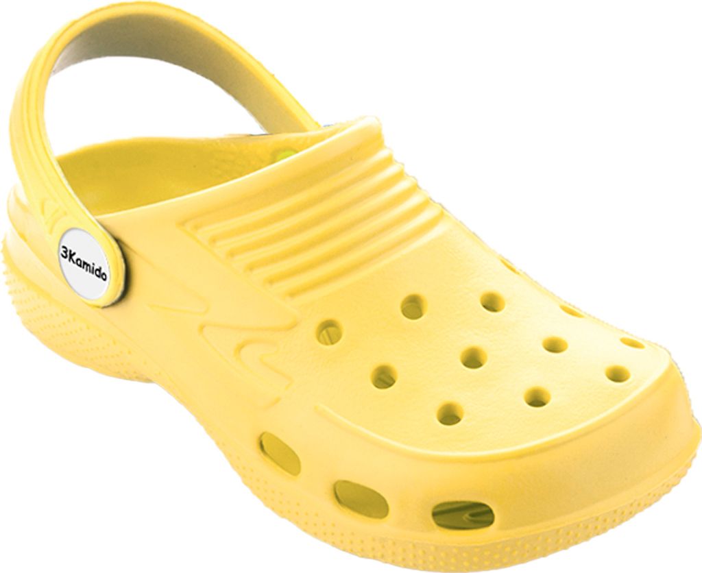 Kinder-Clogs 3Kamido CROCO Gelb 28/29