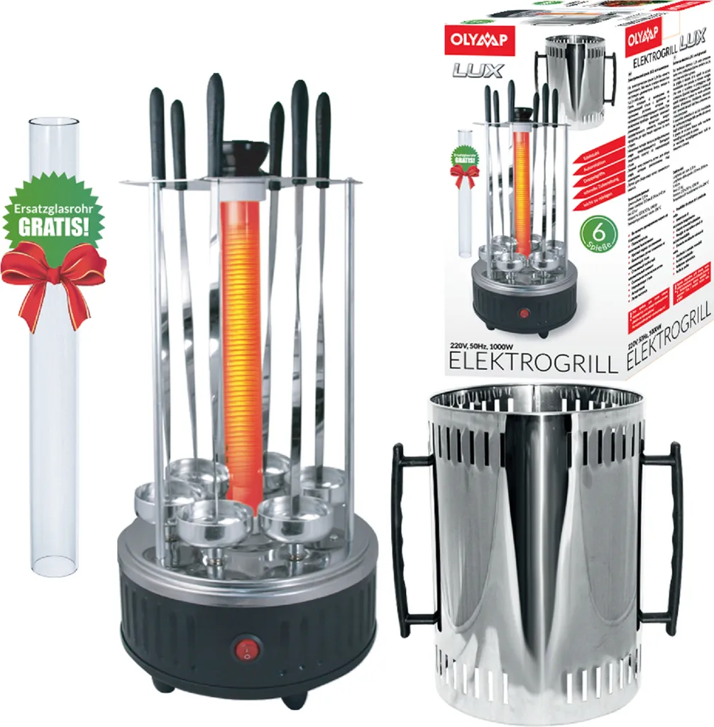 Gril Électrique pour Kebab Maison et Allume-Charbon Chicha OLYMP - 2