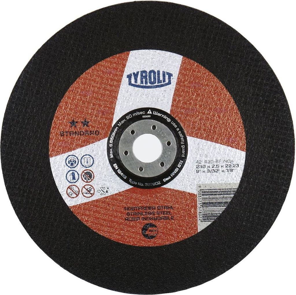 TYROLIT Trennscheibe gerade Standard** 115 x 1,0 mm Inox Form 41