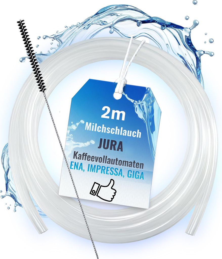 Milchschlauch-Set 18956 für Jura GIGA ENA IMPRESSA Milchsystem mit Bürste