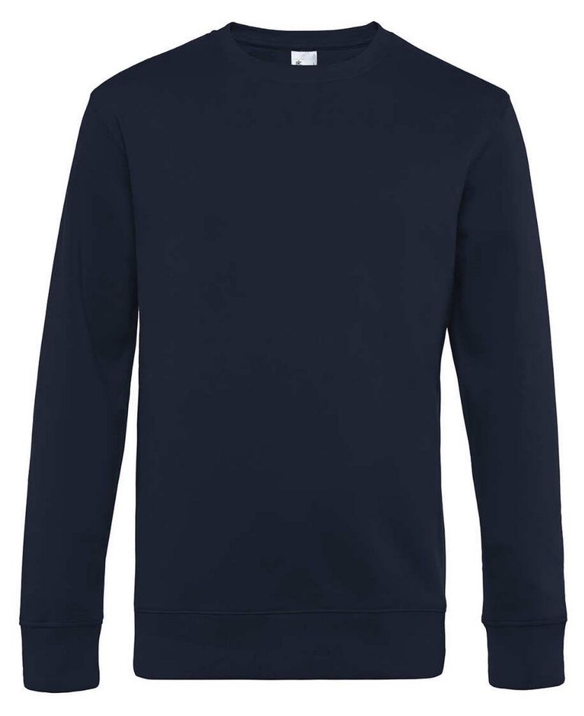 B&C - "King" Pullover Rundhalsausschnitt für Herren FK3338 (3XL) (Marineblau)