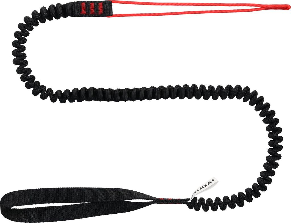 STUBAI LEASH Handschlaufe für Eispickel | schwarz, 70 cm bis 120 cm | als Absturzsicherung für Klemmkeilentferner und andere Werkzeuge | für Eis...