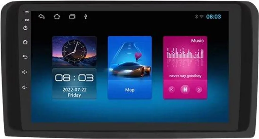 Autoradio de remplacement CarPlay pour Mercedes ML/GL W164 sans GPS