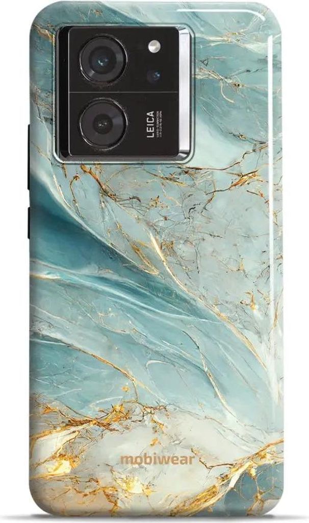 Handyhülle für Xiaomi 13T, Mobiwear Elite Pro, Adern des Azur
