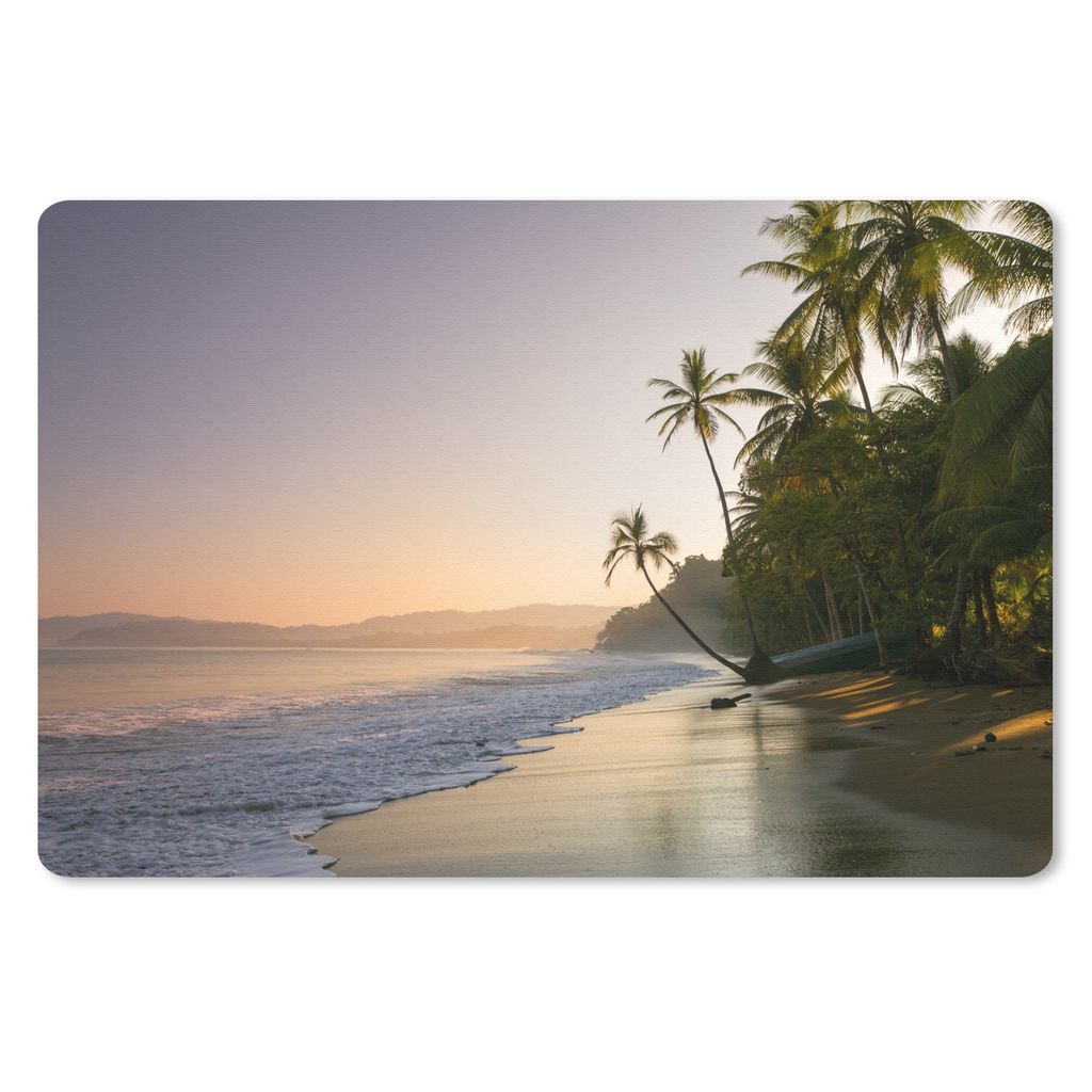 MuchoWow Mauspad Mousepad Strand - Meer - Palme 27x18 cm - Mousepads - Maus Mat - Pad - Mausunterlage - Büroartikel - Desk Matten