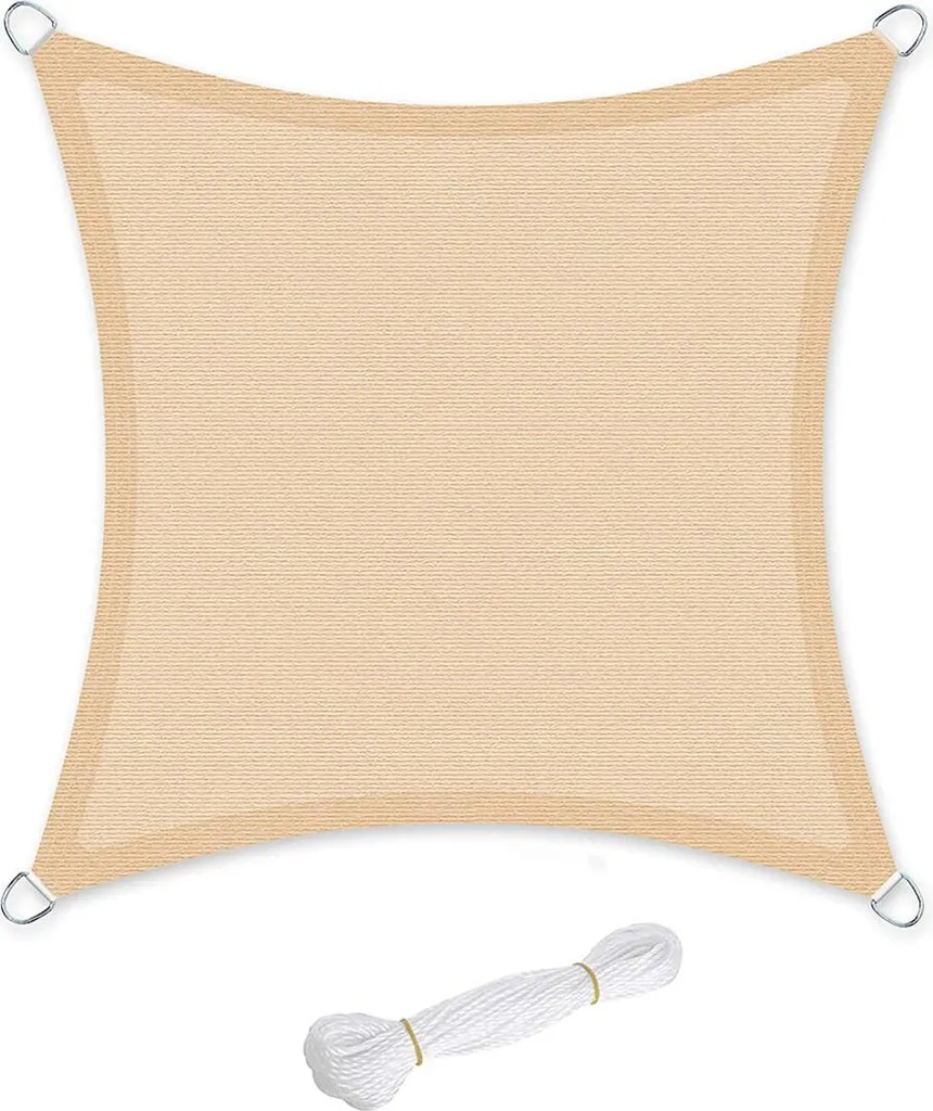 Toile d'ombrage ajourée pour terrasse, voile solaire respirant gris