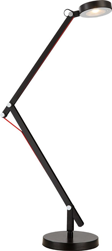 LED Stehleuchte, Metall, schwarz, Spot beweglich, H 84 cm