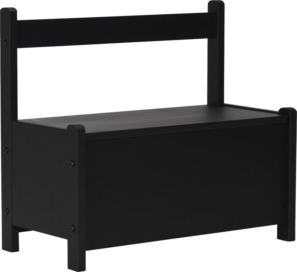 Europe Baby Basic II Truhenbank Mattschwarz Produktbild 