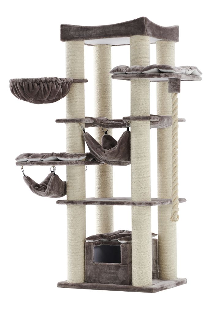 Nobby Kratzbaum Rubi H 197 cm cappuccino Produktbild 