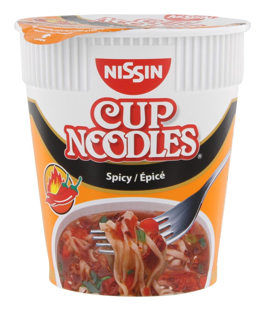 Nissin Cup Noodles Spicy (66 g) Produktbild 
