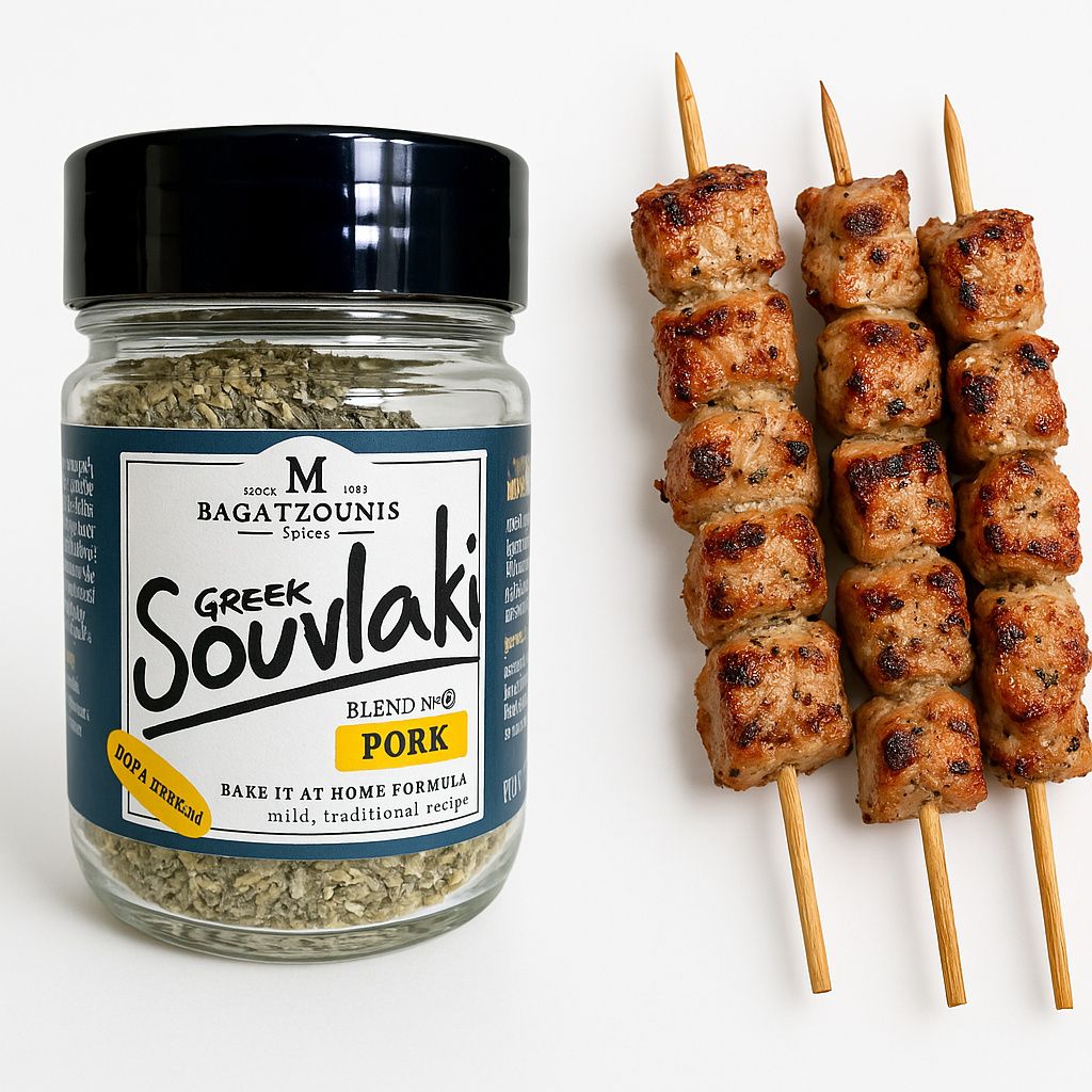 Bagatzounis Griechische Souvlaki-Gewürzmischung 100 g – Produktbild 