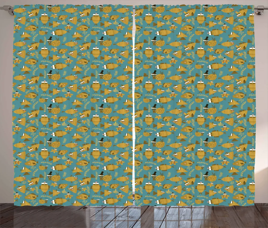 Offerta Tenda ABAKUHAUS 280x245 Blu Petrolio Rustica