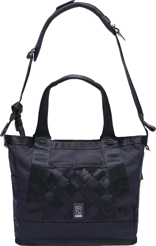 Grand Sac de Ville Barrage 16L Tote Noir - Idéal Vélo et Trajets Travail