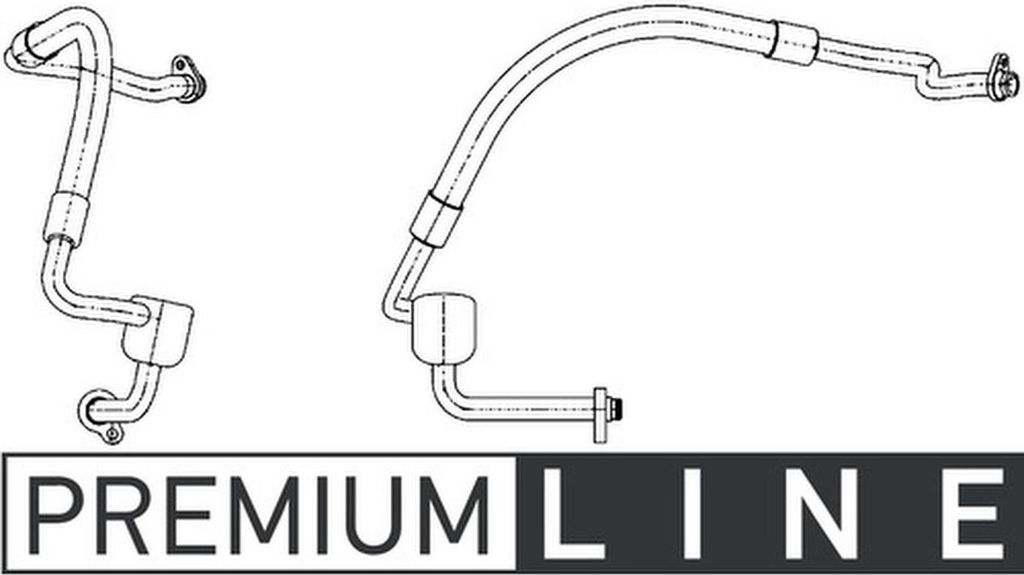 MAHLE Niederdruckleitung Klimaanlage Hochdruckleitung AP 124 000P für FORD MONDEO IV Turnier (BA7)
