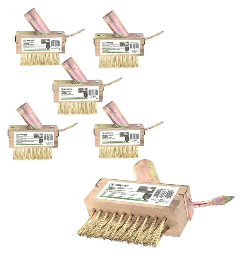 Fugenreiniger aus Holz Fugenkratzer Fugenbürste mit Kratzer Produktbild 