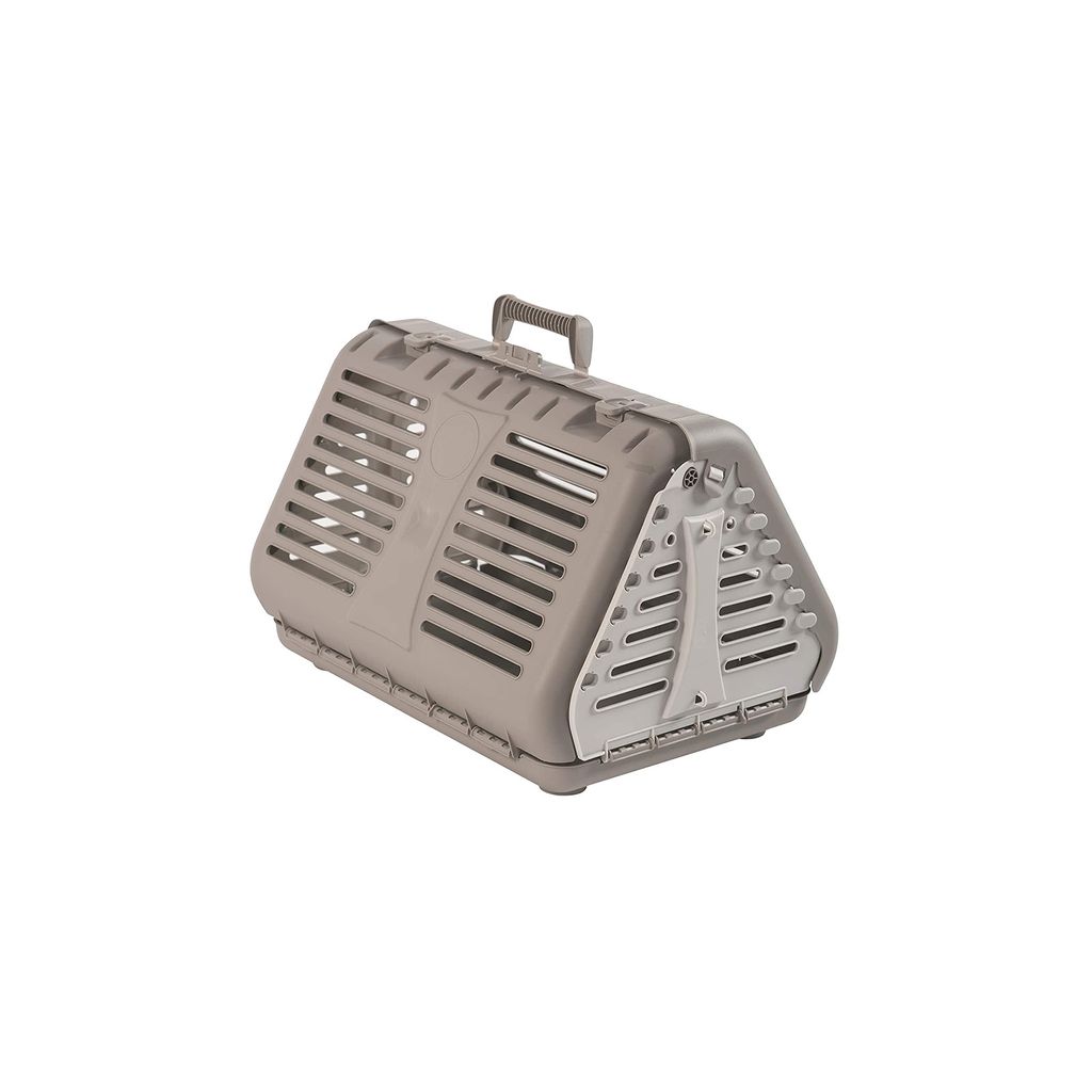 Rotho MyPet Faltbare Transportbox Toby ,grau
