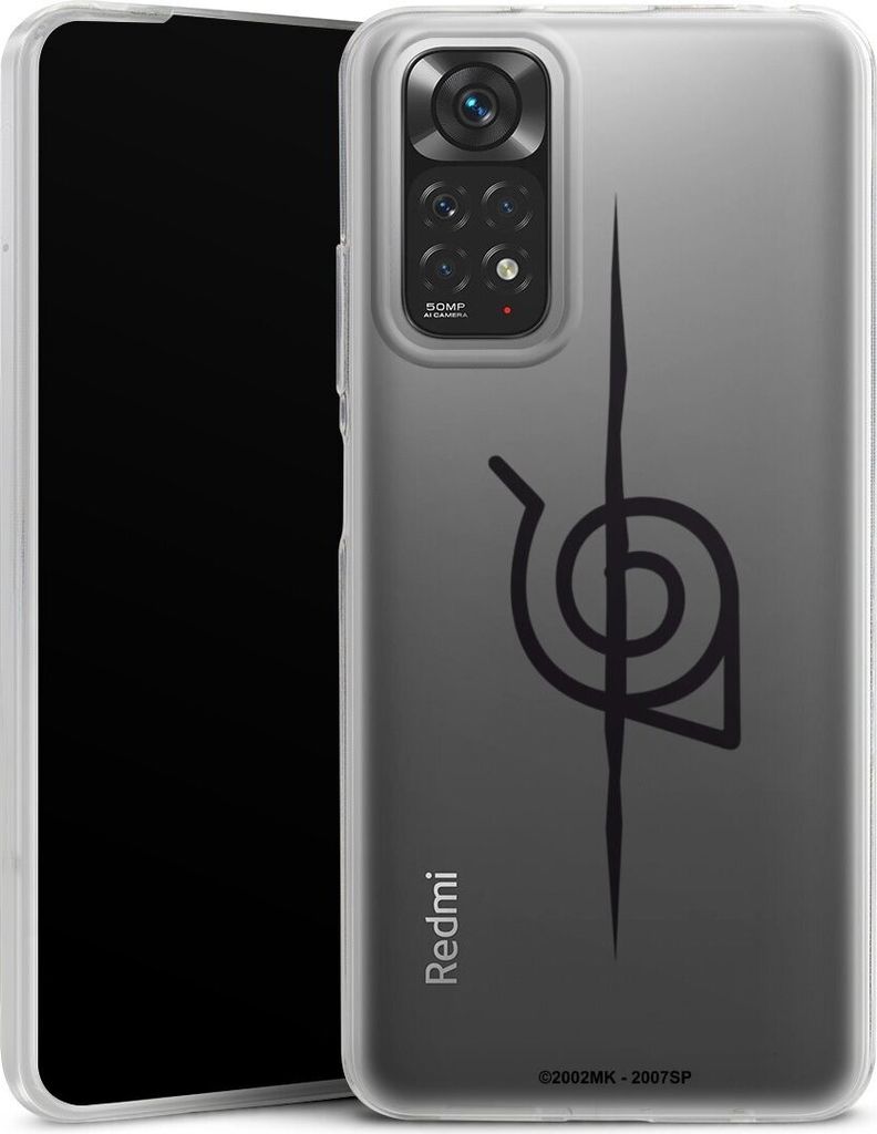 DeinDesign Slim Hülle für Xiaomi Redmi Note 11 4G Silikon Case Ultra Dünn Handyhülle Naruto Shippuden Sasuke Konoha