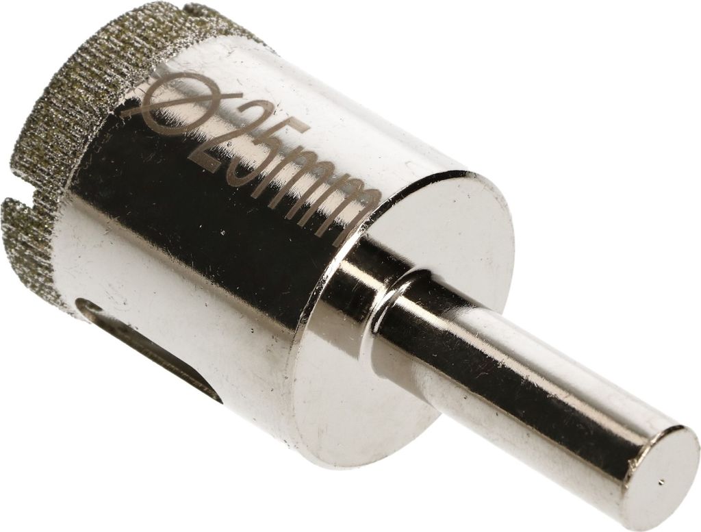 KOTARBAU Diamantbohrer 25 mm für Bohrmaschine Glasbohrer Fliesenbohrer Bohrkrone für Glas Fliesen Keramik Marmor Porzellan Granit Bohrer