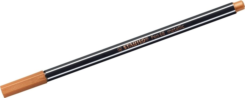 Premium Metallic-Filzstift - STABILO Pen 68 metallic - 10er Pack - kupfer