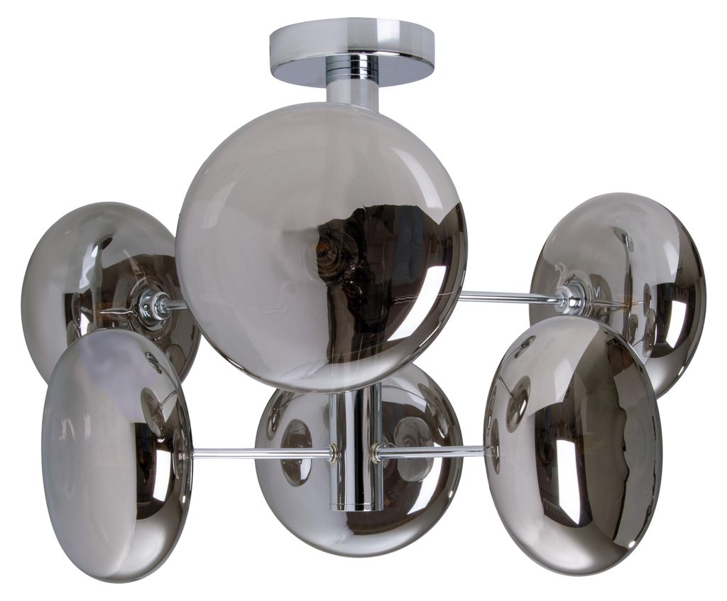 Deckenleuchten - Deckenleuchte "ORION" Ø: 53cm smoky, Produktbild 