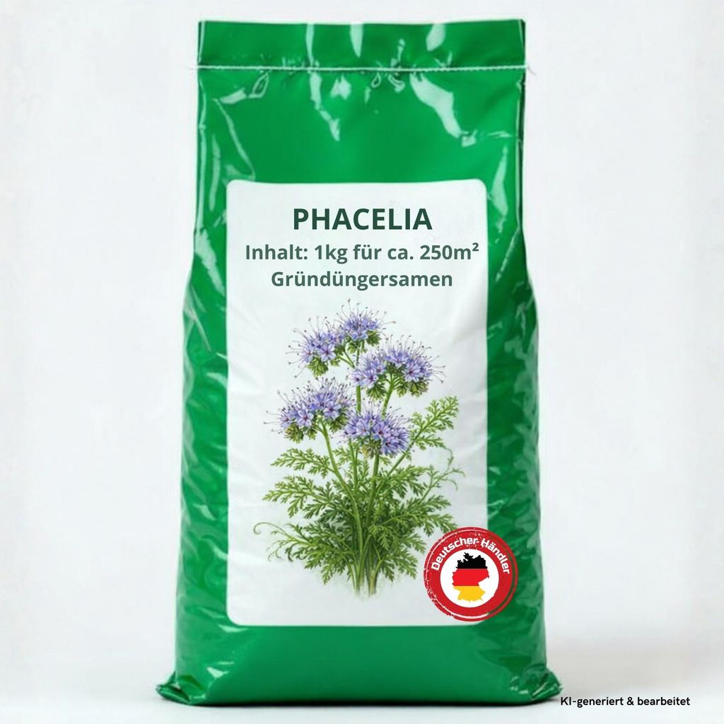 Samenshop24® Phacelia Bienenweide Gründünger 1kg Produktbild 