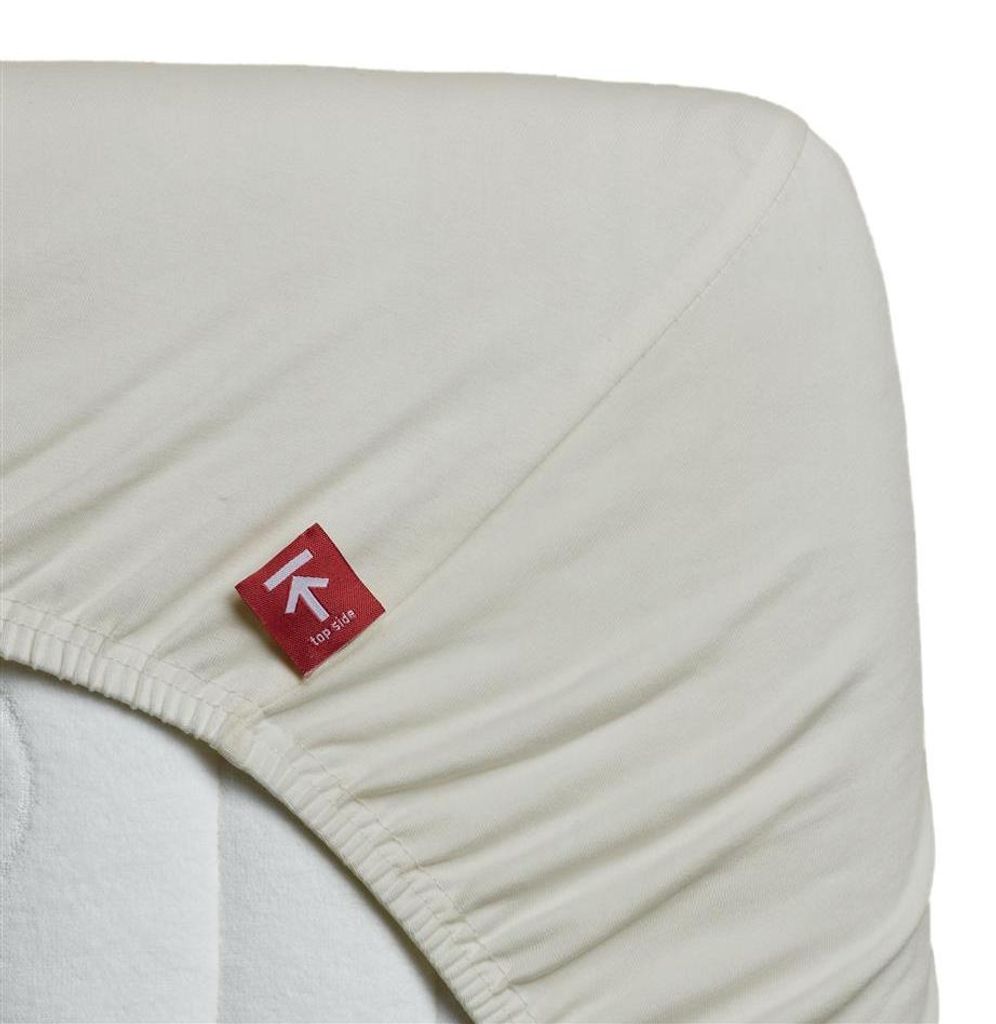 Beddinghouse Spannbettlaken BH Jersey Stretch HL_Off-white_UV_UV_160x200/220 160 x 200/220 cm, Pocket depth: 40 cm 1 Spannbettlaken