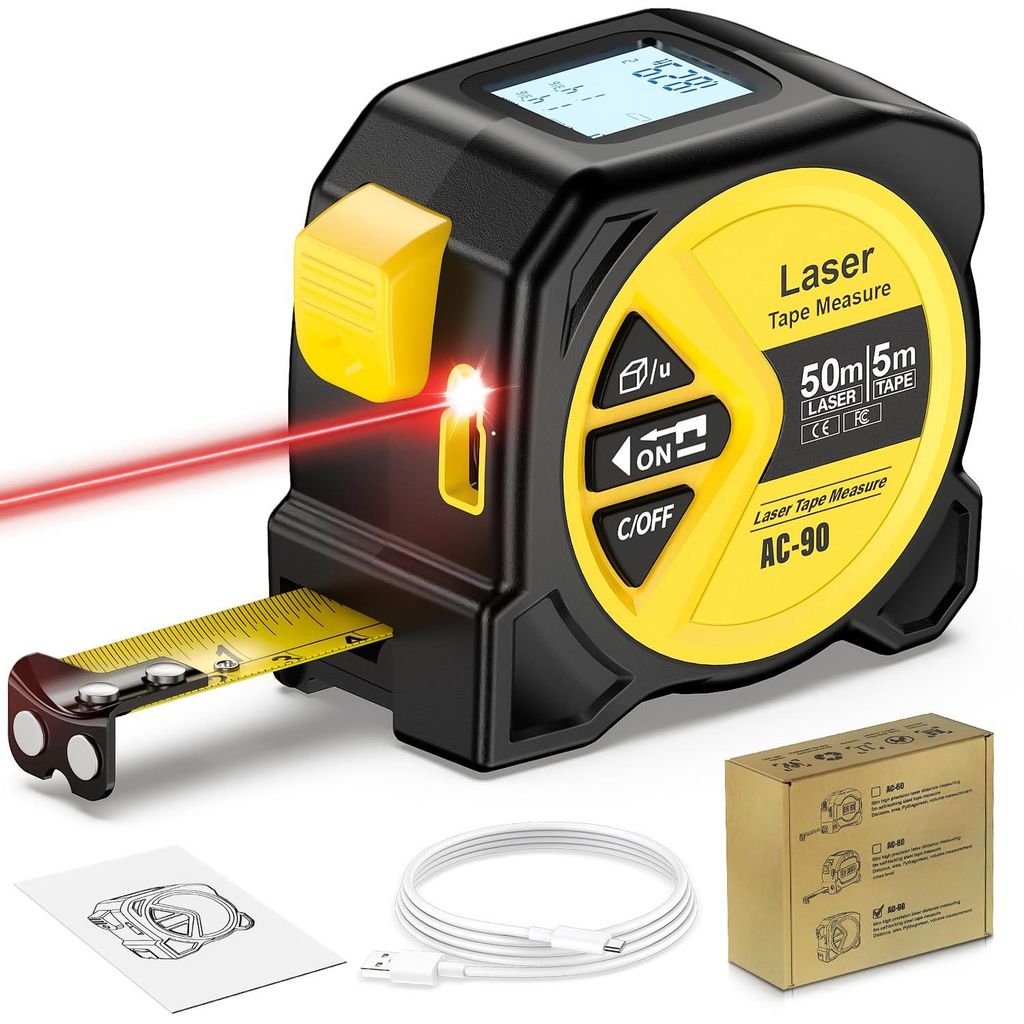 Laser entfernungsmesser, 50 m laser messgerät entfernung,2 Produktbild 