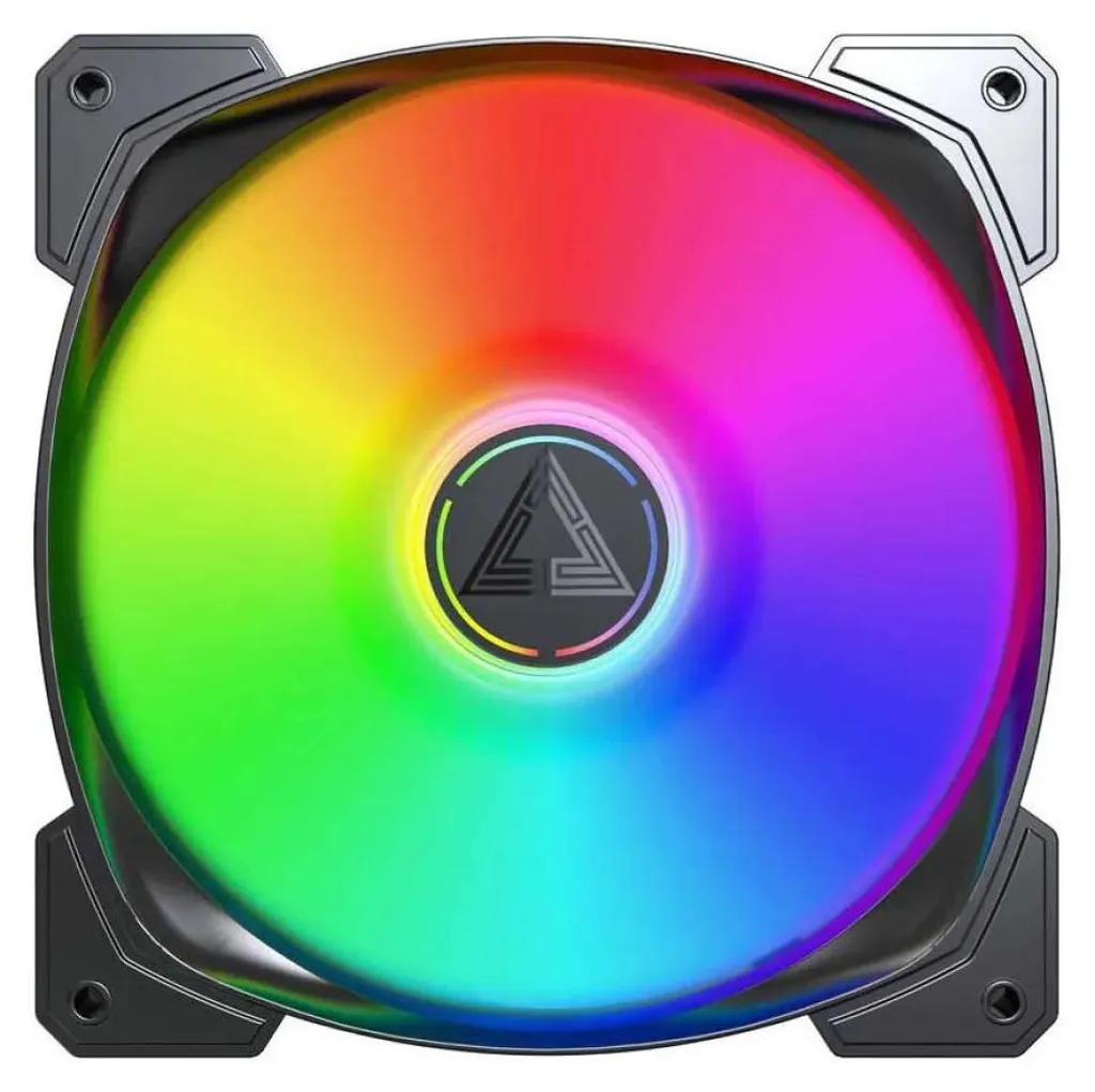 Pack ventilation boîtier Montech HP140 PWM ARGB 140mm noir pour PC Gaming - 7