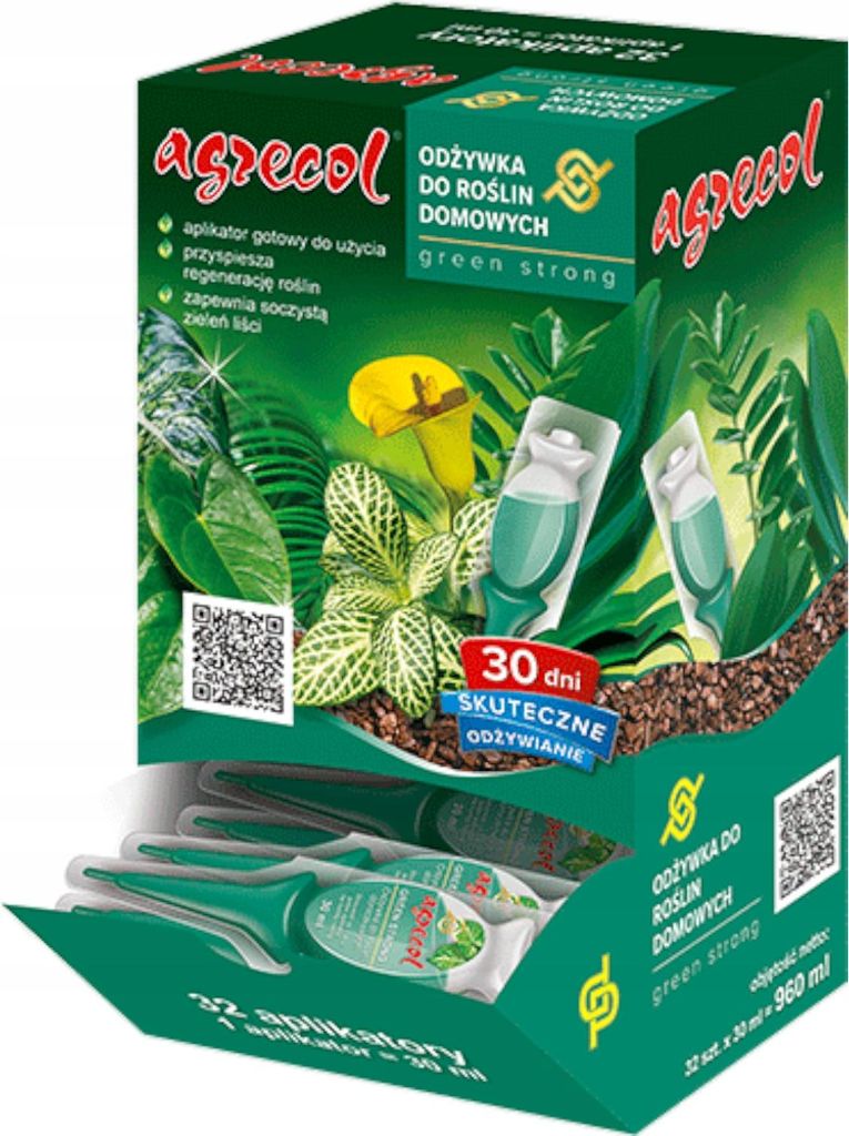 Agrecol Green Strong Concime per piante in vaso 30 ml Immagine del prodotto 