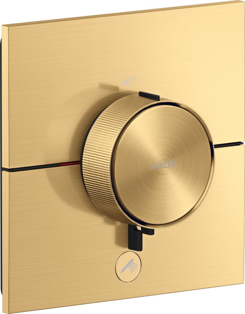 hansgrohe AXOR ShowerSelect ID Thermostat, Highflow, Unterputz, 1 Verbraucher, ein zusätzlicher Abgang, eckig, 36777250