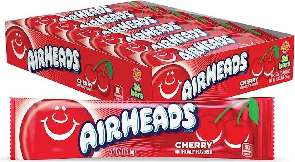Airheads Cherry – 36er Pack | 36 x 15,6 g | Intensiver Produktbild 
