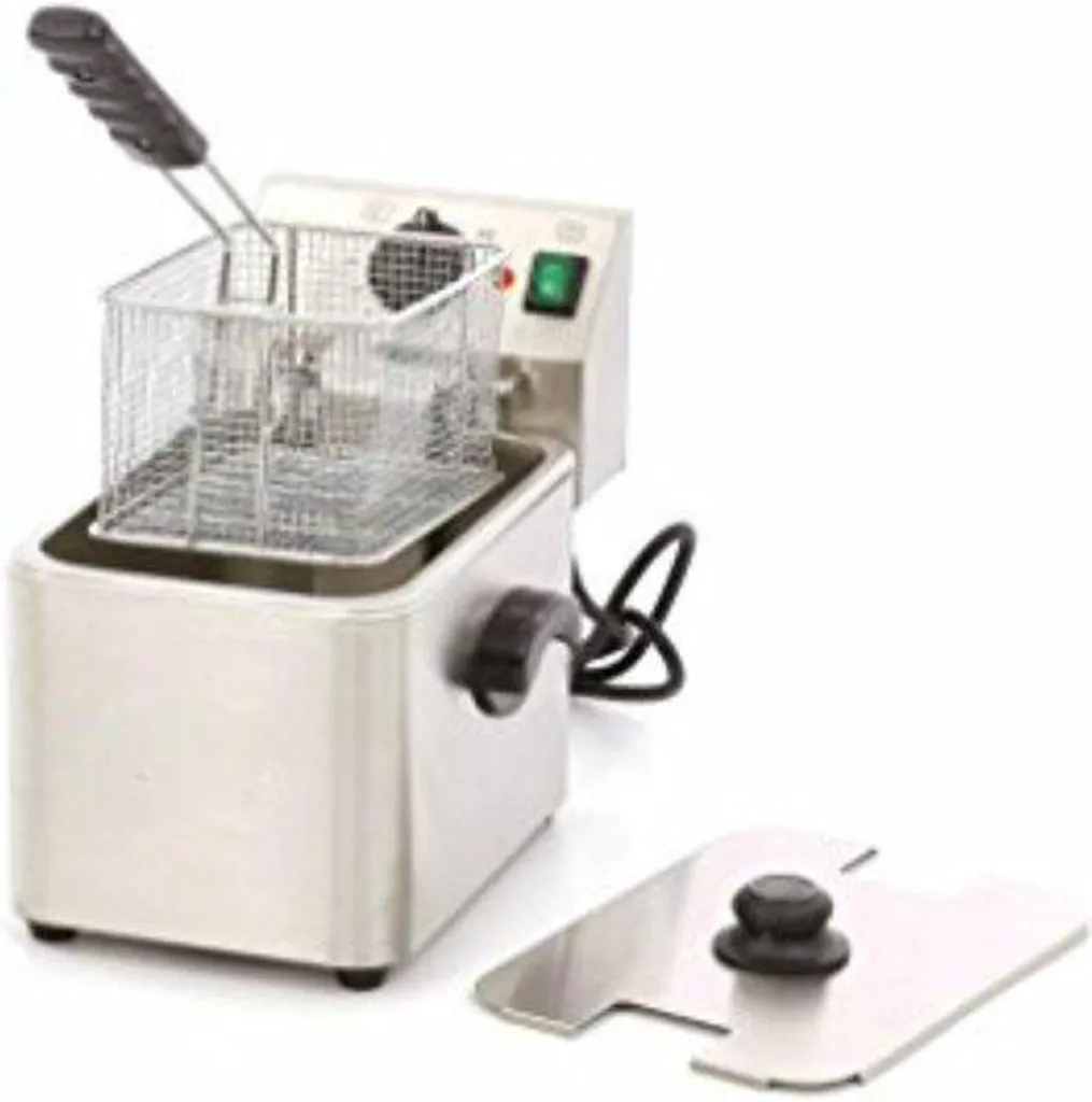 Grande friteuse électrique familiale 4L avec cuve amovible et filtrage