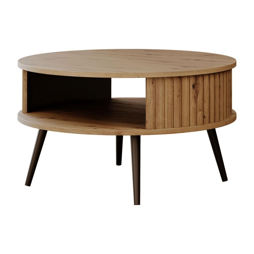 Runder Couchtisch IVY, Artisan Eiche