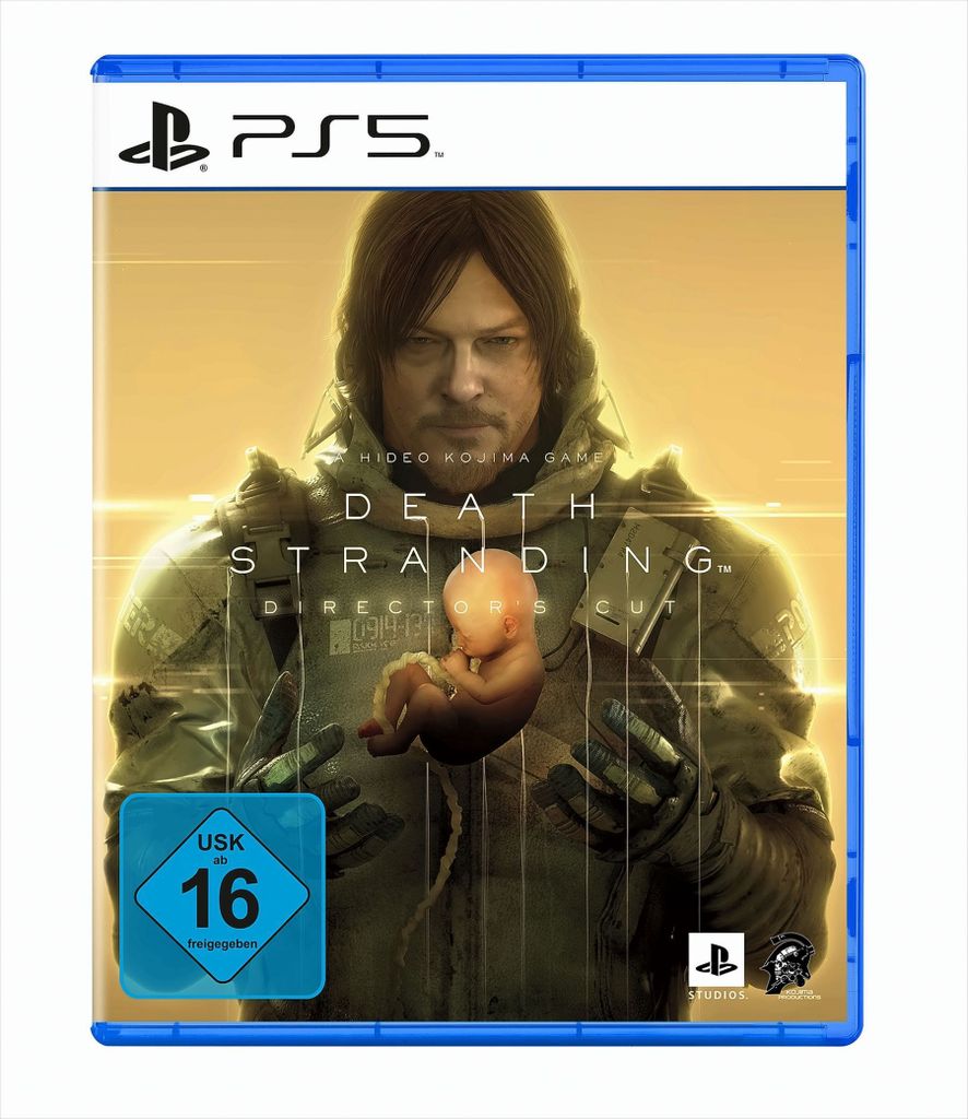 A PlayStation 5 game case for Death Stranding Director's Cut.
