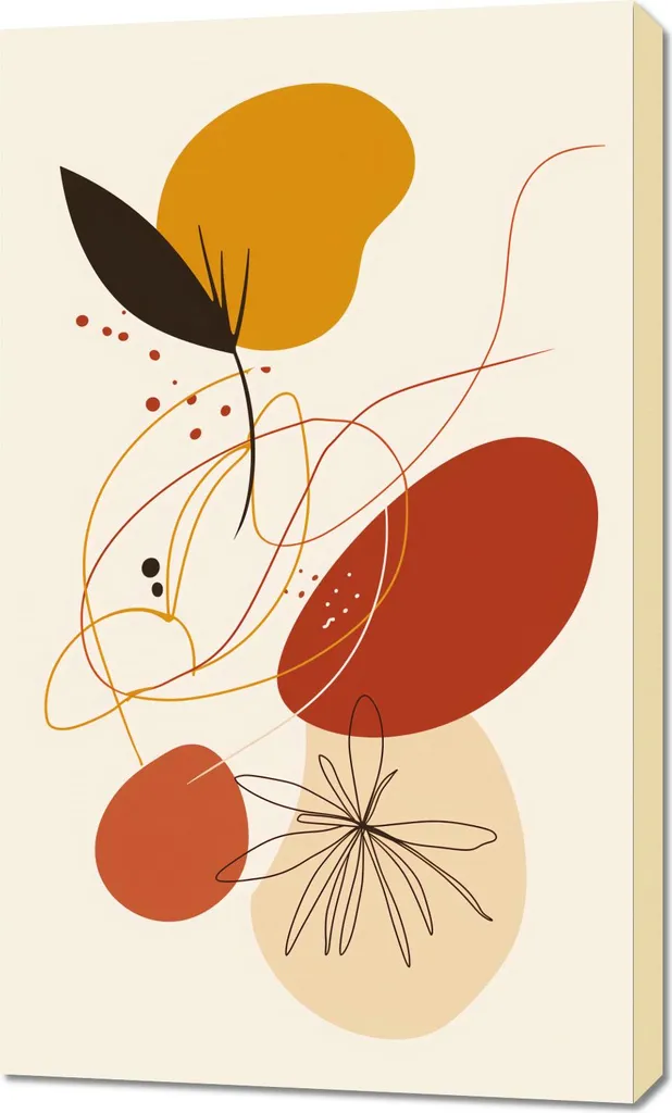 Tableau 60 x 100 cm Idéal Salon Déco Automne Ambiance Chaleureuse