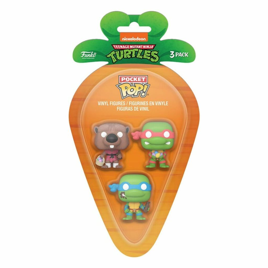 Turtles - Splinter Leonardo & Raphael Carrot Funko Pocket POP!