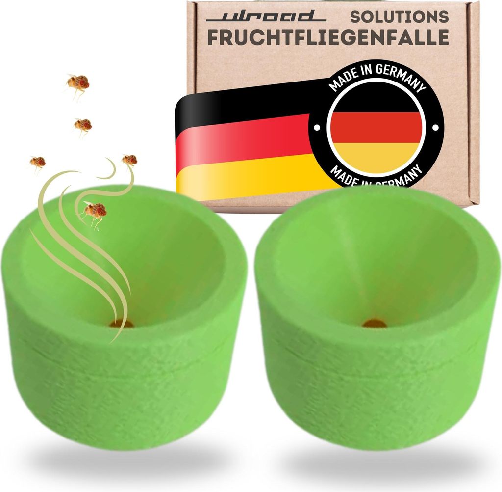 2X Fruchtfliegenfalle OHNE Gift  Germany Lebendfalle für Produktbild 