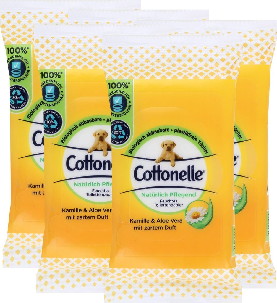 Cottonelle feuchte Toilettentücher Kamille & Aloe Vera 12 Produktbild 
