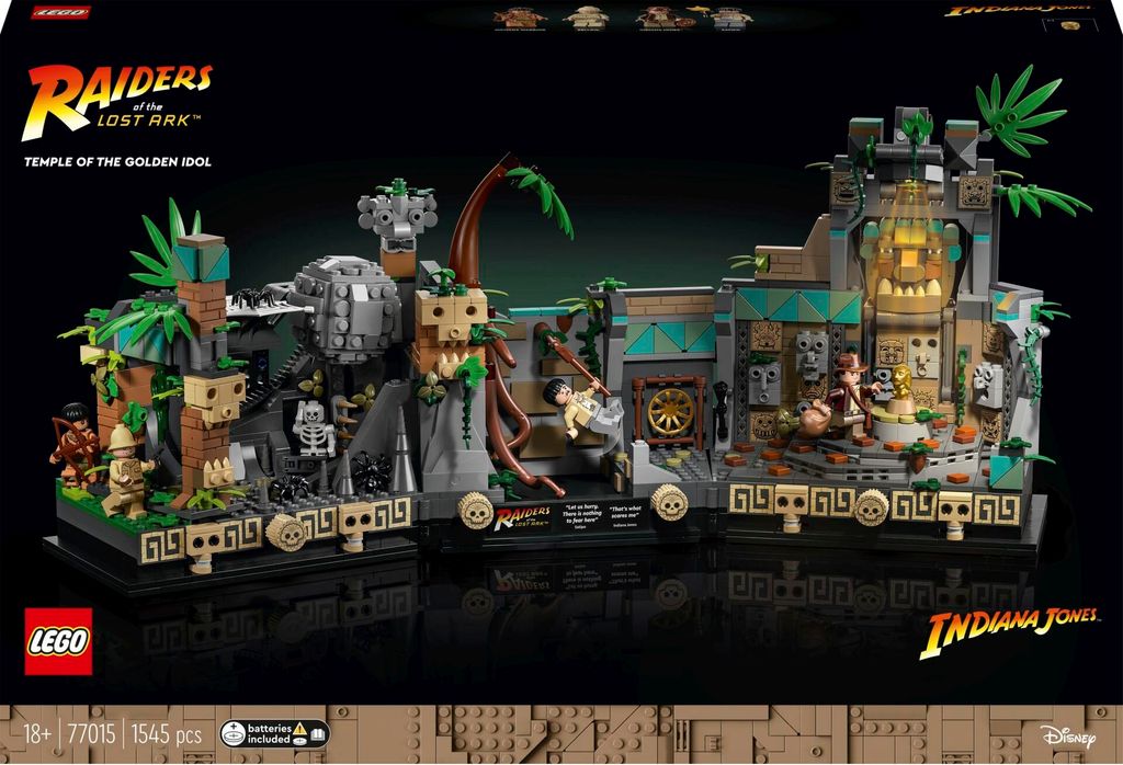 LEGO Indiana Jones Tempel d. gold. Götze 77015 - Gold Immagine del prodotto 