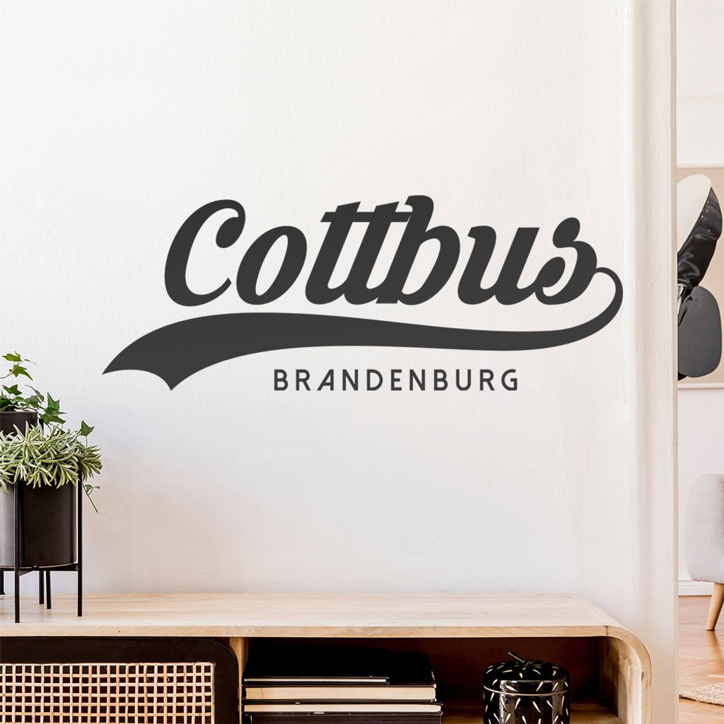 Cottbus Brandenburg Wandtattoo Wandaufkleber Wall Sticker - Dekoration, Küche, Wohnzimmer, Schlafzimmer, Badezimmer