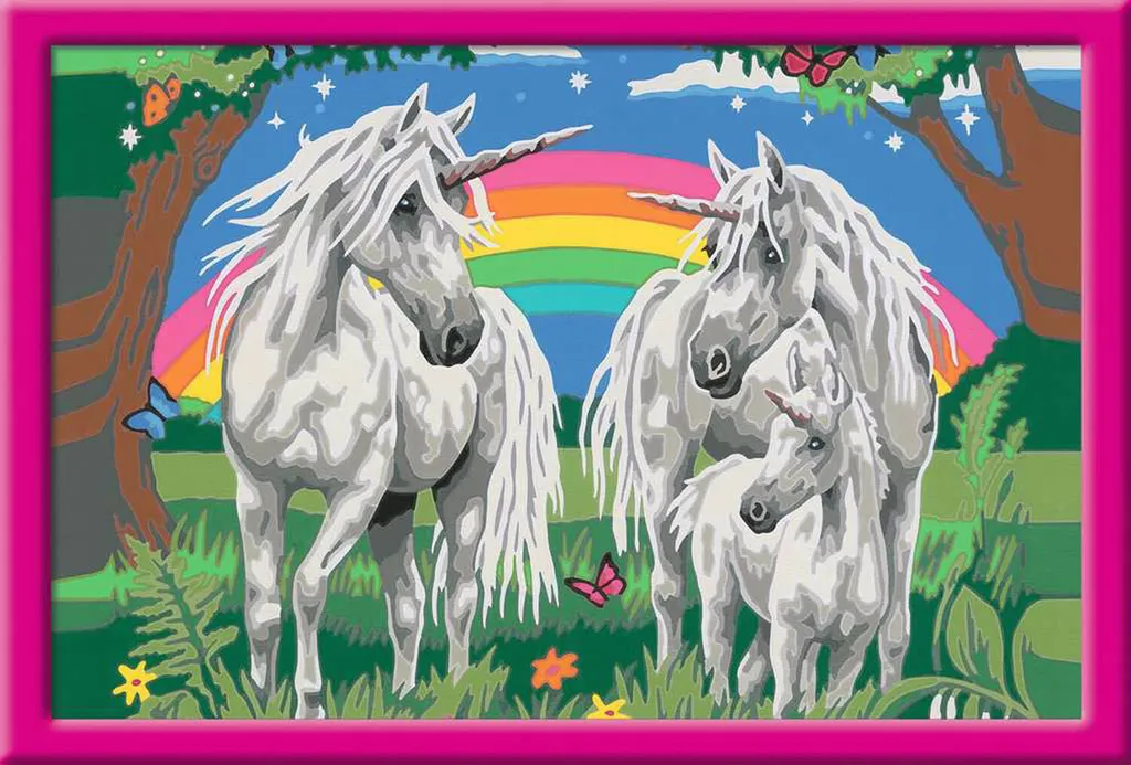 Activité Peinture Licorne Ravensburger 28908 pour Calme et Concentration