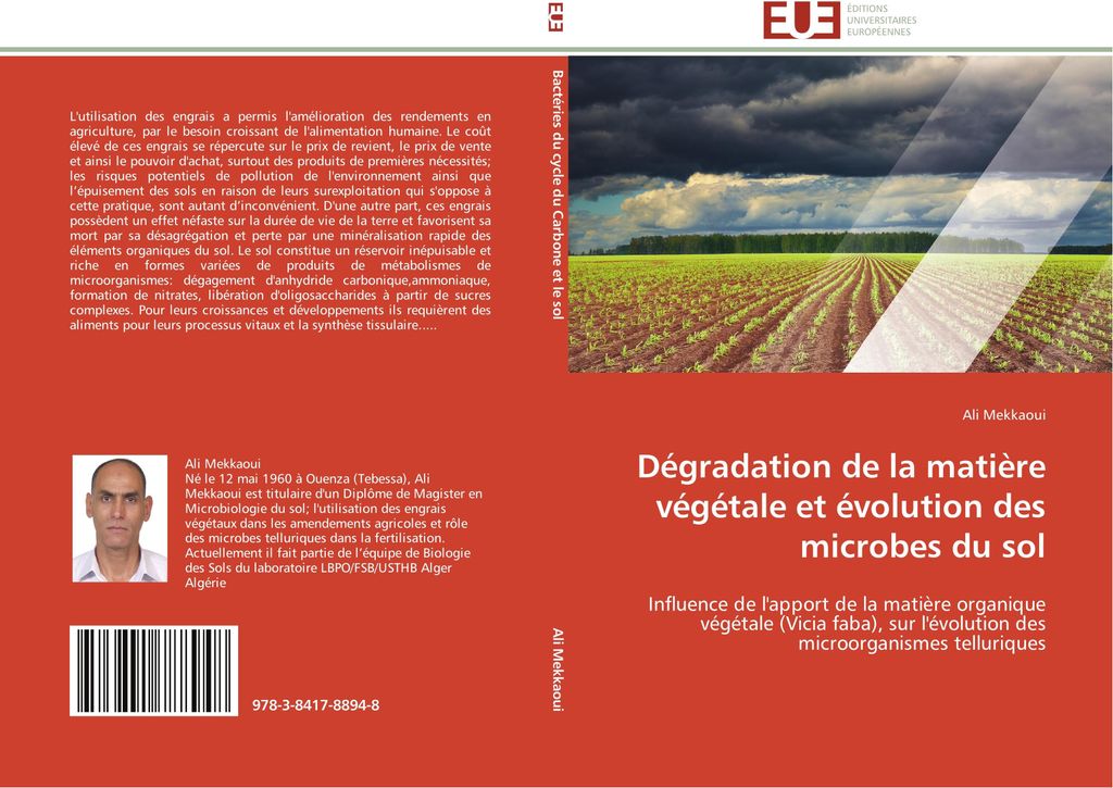 Dégradation de la matière végétale et évolution des microbes du sol