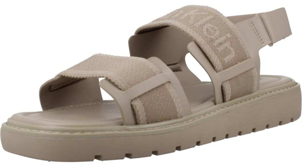 CALVIN KLEIN SQ MOLDED SANDAL WEBB Beige