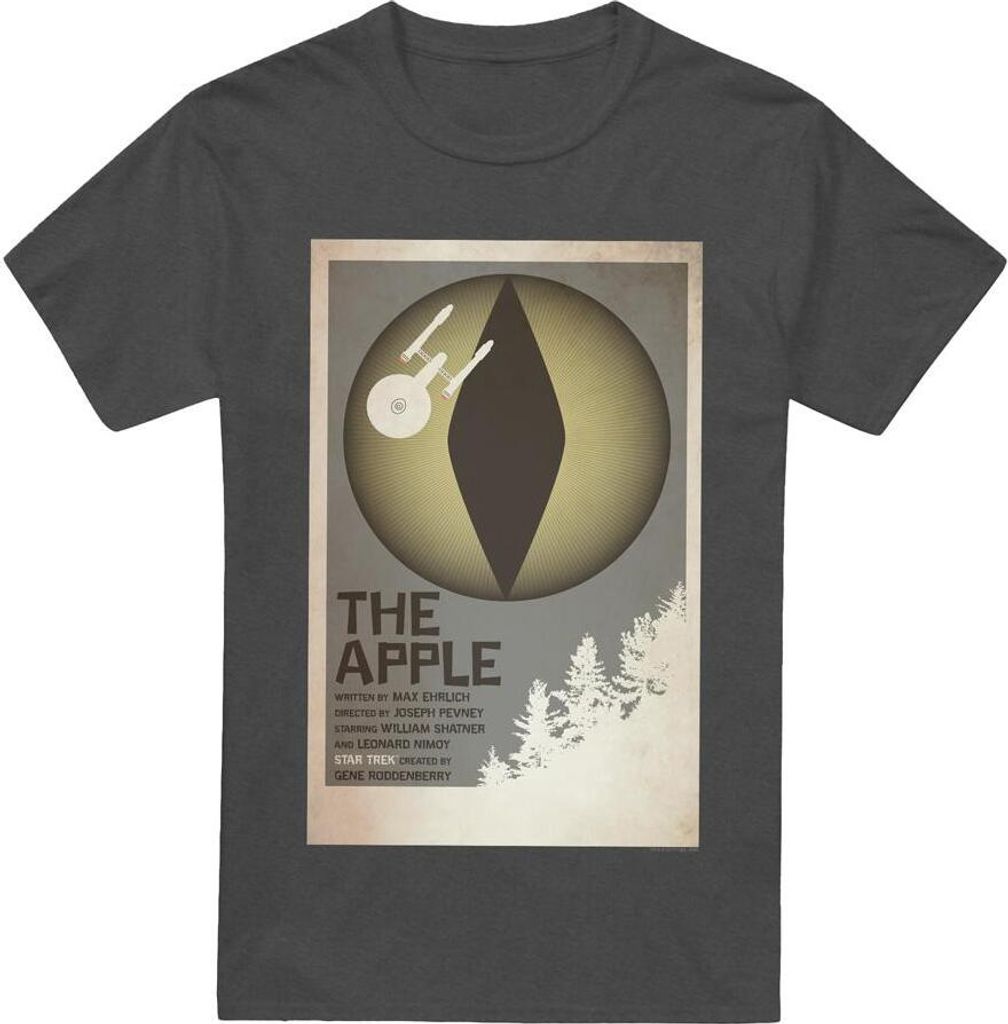 Star Trek - "The Original Series Episode 34" T-Shirt für Herren/Damen Uni TV17730 (S) (Holzkohle)